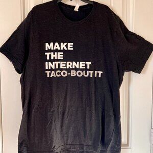 Bella+Canvas Google Fiber San Antonio Promo Tee - "Taco-Bout It "- XL